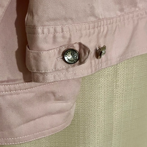 SML Sport Pink Embellished Button-Up Jacket – Size XXL - Picture 4 of 5